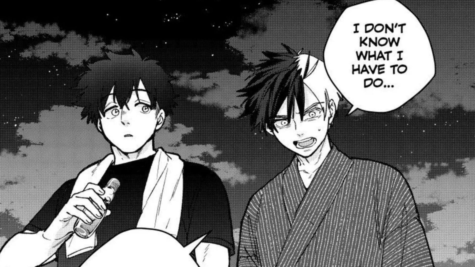 Sakura and Togame as seen in Wind Breaker chapter 181 (Image via Kodansha)